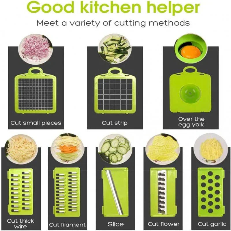 16 In 1 Multifunctional Vegetable Chopper And Slicer - Savroo