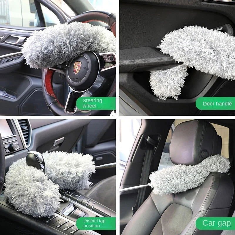 Flexible Microfiber Feather Duster with 8 Feet Extension Pole - Savroo