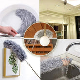 Flexible Microfiber Feather Duster with 8 Feet Extension Pole - Savroo