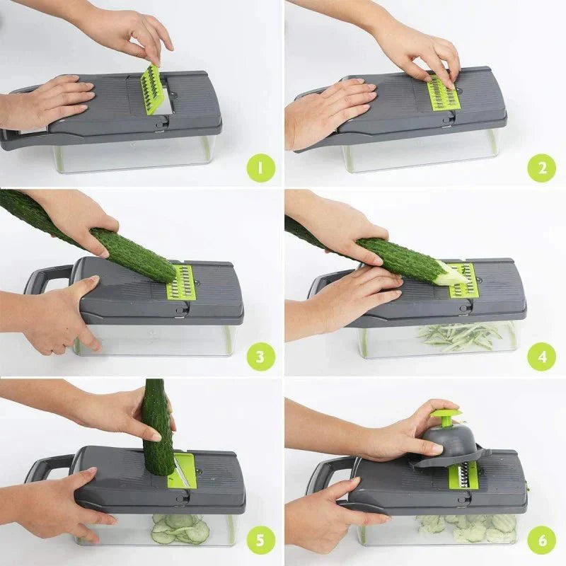 16 In 1 Multifunctional Vegetable Chopper And Slicer - Savroo