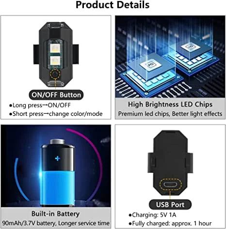 7 Colors LED Aircraft Strobe Lights - Savroo