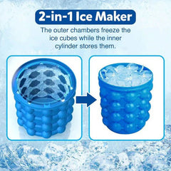 Silicon Portable Ice Cube Maker - Savroo
