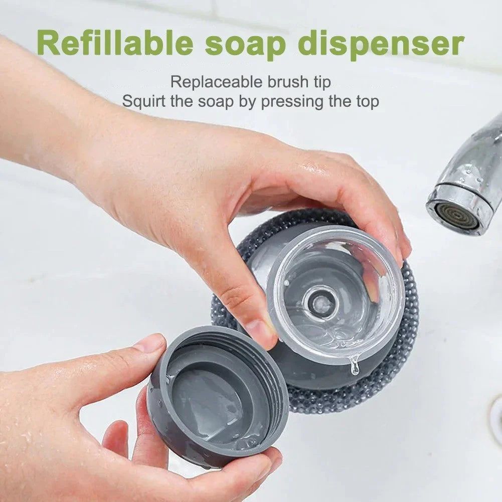 Soap Dispensing Palm Brush - Savroo