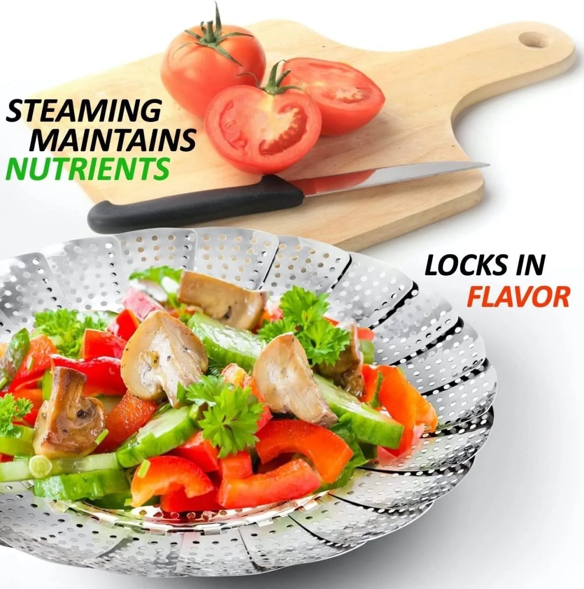 Stainless Steel Food Steamer Basket - Savroo