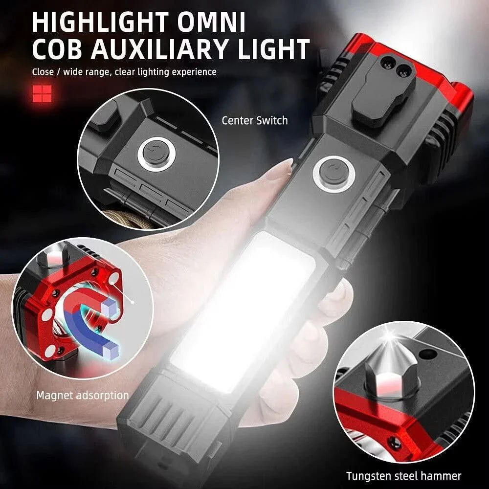 Super Bright Rechargeable LED Flashlight - Savroo