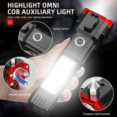 Super Bright Rechargeable LED Flashlight - Savroo